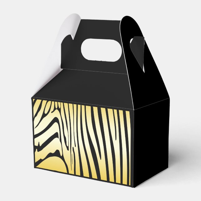 Caja Para Regalos Zebra Zebra Yellow (Front Side)