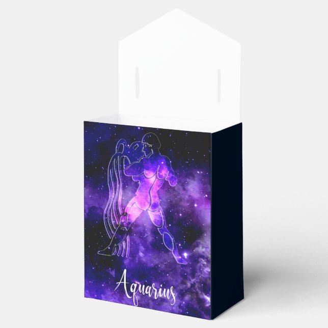 Caja Para Regalos Zodiac: Aquarius (Abierto)