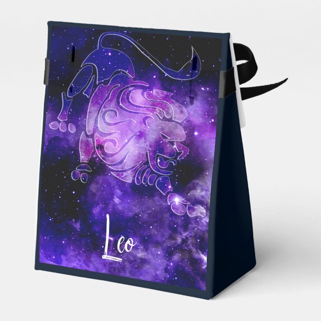 Caja Para Regalos Zodiac: Leo (Reverso)
