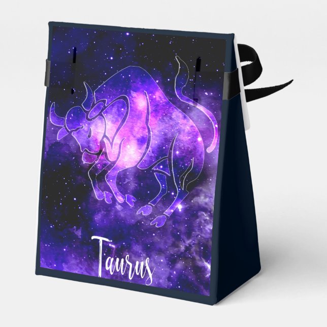 Caja Para Regalos Zodiaco: Tauro (Reverso)