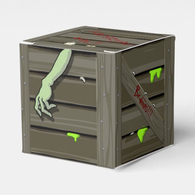 Caja Para Regalos Zombie Crate (Costado Anverso)