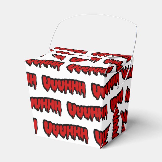 Caja Para Regalos Zombie Groan Favor Box (Front Side)