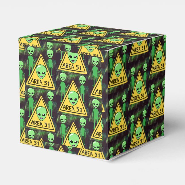 Caja Para Regalos Zona Alien 51 (Reverso Costado)