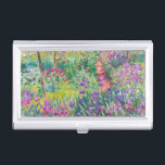 Caja Para Tarjetas De Visita Claude Monet - El jardín del Iris en Giverny<br><div class="desc">El Jardín Iris de Giverny / El Jardín del Artista en Giverny - Claude Monet,  1899-1900</div>