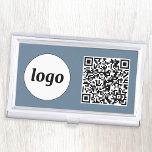 Caja Para Tarjetas De Visita Cód. QR de promoción de logotipo sencillo<br><div class="desc">Logotipo sencillo y código QR para promocionar su negocio. Reemplace el logotipo y el código QR por el propio personalizar. Minimalista y profesional para reflejar tu marca.</div>