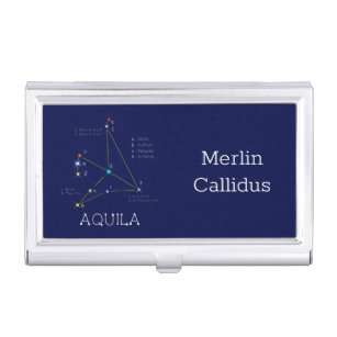 Caja Para Tarjetas De Visita Constelación del hemisferio norte de Aquila