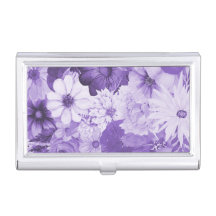 Flores de época #4 Titular de la tarjeta de visita