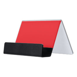 Caja Para Tarjetas De Visita Fondo Rojo Sólido
