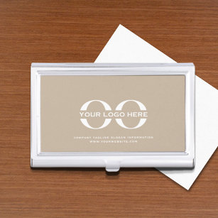 Caja Para Tarjetas De Visita Logotipo de empresa Minimalista