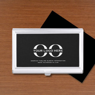 Caja Para Tarjetas De Visita Logotipo de empresa Minimalista