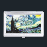 Caja Para Tarjetas De Visita Noche Van Gogh Starry<br><div class="desc">Noche Van Gogh Starry</div>