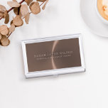 Caja Para Tarjetas De Visita Titular de la tarjeta de visita Rosa Gold extremad<br><div class="desc">Añada su nombre a este Rosa de tarjeta de visita Gold extremadamente importante y guárdelo en su bolsa. Un regalo perfecto para una persona extremadamente importante en su vida</div>