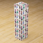Caja Para Vino Ballet Clase de Baile Tap Jazz Acro Lírico Bailari<br><div class="desc">El diseño original del marcador ilustrado a mano y de la "clase de baile" con lápiz y tinta presenta una hilera de lindas bailarinas personalizados. Los estilos de baile que se muestran incluyen jazz, acro, tap, ballet, hip hop y lírica. Perfecto para tu fiesta de cumpleaños con temática de baile,...</div>
