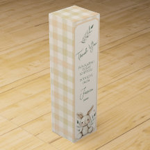 Boho Bunny Neutral Baby Shower Favor