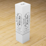 Caja Para Vino Botellas blancas y negras, bar de vinos/bodega<br><div class="desc">Botellas Negras Y Blancas,  Wine Bar/Winery Wine Box En La Tienda De Tarjetas De Negocios.</div>