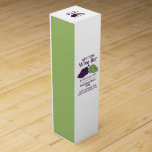 Caja Para Vino Bunch de uva, bar de vinos/bodega<br><div class="desc">Bunch De Uva,  Wine Bar/Winery Wine Box En La Tienda De Tarjetas De Negocios.</div>