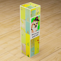 Caja del vino del gorra del fiesta