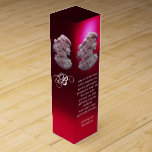 CAJA PARA VINO CÁMARA ANTIGUA, SEÑORA Y GRIPE, CITA DE MÚSICA VIN<br><div class="desc">Elegante diseño de monograma con cita de Beethoven. "La música es el vino que inspira uno a nuevos procesos generativos, y soy Bacchus que presiona este glorioso vino para la humanidad y los hace borrachos espirituales". Ludwig van Beethoven. Elegante y antigua joya de cammo con un hermoso perfil de mujer...</div>