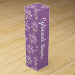Caja Para Vino Cita divertida de vino - traté de correr - siguió<br><div class="desc">Un poco de humor para beber que puedes pasarle a tus amigas amantes del vino. Hacerles reír con este regalo humorístico de mordaza o elefante blanco. Intenté correr,  pero seguí derramando mi vino.</div>