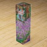 Caja Para Vino Claude Monet - El jardín del artista en Giverny<br><div class="desc">El jardín del artista en Giverny / Le Jardin de l'artiste a Giverny - Claude Monet,  1900</div>