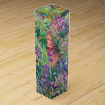 Caja Para Vino Claude Monet - El jardín del Iris en Giverny<br><div class="desc">El Jardín Iris de Giverny / El Jardín del Artista en Giverny - Claude Monet,  1899-1900</div>