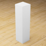 Caja Para Vino Color sólido blanco puro<br><div class="desc">Color sólido blanco puro</div>
