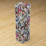 Caja Para Vino Crear un Collage de fotos Personalizado con 12 fot<br><div class="desc">Para obtener los mejores resultados,  recortar las fotos en cuadrados antes de subirlas. Usa tus fotos o fotos favoritas para hacer un toque divertido para compartir con tus amigos. Esto incluye una combinación de tus 12 fotos favoritas. Hay otras combinaciones disponibles en nuestra tienda.</div>