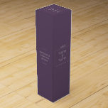 Caja Para Vino DISEÑO DE boda natural minimalista orgánico EDITAB<br><div class="desc">- Editar y personalizar el diseño usando la herramienta de edición online! - ¡Sube tu foto y usa tu propio texto y obtén una versión impresa de tu regalo! - Transferir este diseño a otro producto usando el botón "Transferir diseño" en la parte inferior de cada página de producto. Editar,...</div>