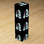 Caja Para Vino Fiesta DE DEGUSTO DE VINOS DE ALMELIER<br><div class="desc">Elegante y elegante diseño con colores burdeos de rubí en blanco,  negro brillante.Caballero italiano del siglo XVII con una copa de vino tinto. Elaborado a partir de la cosecha Art Decó. personalizable fácil para fiestas de cumpleaños,  aniversarios y muchos otros eventos.</div>