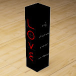 Caja Para Vino Humor nervioso | Math and Science Geek Love Graph<br><div class="desc">¡Los nervios también necesitan amor! Un diseño de humor de ecuaciones matemáticas geniales, geek (casi exacto) perfecto para cualquier geek científico. La tipografía moderna de escritura con letras a mano con letras en el cepillo, que incluye un guión casual con letras a mano, es una excelente manera de divertirse en...</div>