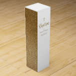 Caja Para Vino Moda Bautismo Oro Cruz Blanca Español gracias<br><div class="desc">Eleva tu bautismo Gracias con elegancia: Moda Bautismo Cruz Blanca Oro Español Gracias Caja de Vinos. Presentamos nuestra Moda Baptism Gold Cruz Blanca Español Gracias Caja de Vinos - un testamento de la belleza de la presentación y una celebración de un momento bendecido. Diseñada para exuberar la simplicidad moderna y...</div>