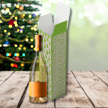 Caja Para Vino Moderno color de agua de los árboles de navidad ro<br><div class="desc">Moderno Green Lime & Pink Christmas Trees Watercolour Temporal Wine Box.</div>