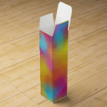 Caja Para Vino Plantilla de arte abstracto elegante de color mode<br><div class="desc">Elegante Caja De Regalo De Vino Clásico De Plantilla De Arte Abstracto Moderno Y Colorido.</div>