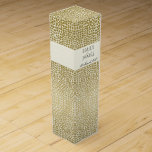 CAJA PARA VINO PUNTOS MOSAICOS GLAMOROSOS DE ORO BLANCO PERSONALI<br><div class="desc">Si necesita más personalización o cualquier otro elemento que coincida,  no dude en ponerse en contacto conmigo en yellowfebstudio@gmail.com</div>
