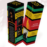 Caja Para Vino Regalo de graduación fotográfica panafricana<br><div class="desc">Conmemorar los logros de su graduado con una caja de vinos de graduación personalizada . Nuestra bodega de graduación personalizada es la manera perfecta de celebrar el trabajo duro y la dedicación de tu graduado. Esta caja de vinos única presenta fotos personalizadas del graduado, una breve biografía y citas inspiradoras...</div>