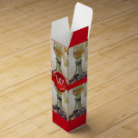 CAJA PARA VINO VIDRIO DE VINO, VIEJO VINEYARD, MÓVIL DE SELLO ROJ<br><div class="desc">Elegante y elegante diseño de monograma para fiesta de degustación de vinos en negro brillante, blanco, verde amarillo. Hermoso amarillo rojo colgado, uvas verdes, viñas de uva, hojas de otoño. Parte de la clásica y elegante colección de vida al estilo vintage "Frutos de temporada". Este elegante diseño es perfecto para...</div>