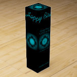Caja Para Vino Vinatge 80th Birthday Party personalizada Wine Box<br><div class="desc">Caja de Vinos de Cumpleaños de personalizable con una advertencia especial en la espalda!! Puede cambiar fácilmente el color del texto,  el tipo de letra,  el tamaño y la posición haciendo clic en el botón personalizar.</div>