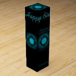 Caja Para Vino Vinatge 90th Birthday Party personalizada Wine Box<br><div class="desc">Caja de Vinos de Cumpleaños de personalizable con una advertencia especial en la espalda!! Puede cambiar fácilmente el color del texto,  el tipo de letra,  el tamaño y la posición haciendo clic en el botón personalizar.</div>