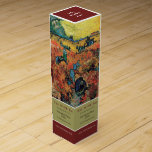 Caja Para Vino Viñedos Rojos, Van Gogh, Wine Bar/Winery<br><div class="desc">Viñedos Rojos,  Van Gogh,  Wine Bar/Winery Wine Box By The Business Card Store.</div>