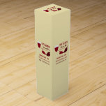 Caja Para Vino Vino y uvas, bar de vinos/bodega<br><div class="desc">Wine & Grapes,  Wine Bar/Winery Wine Box By The Business Card Store.</div>