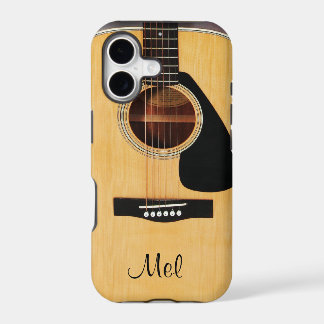 Caja personalizada del iPhone X de la guitarra