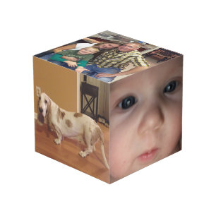 Caja personalizada diversión del cubo de la foto