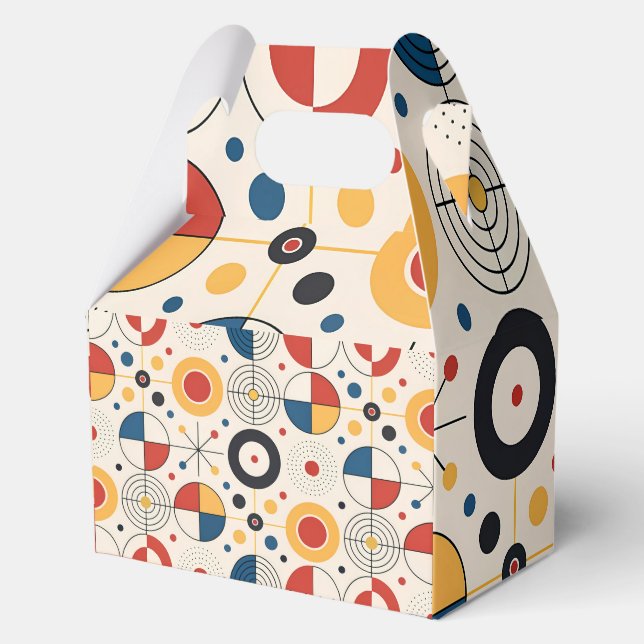 Caja regalo diseño geométrico (Reverso )