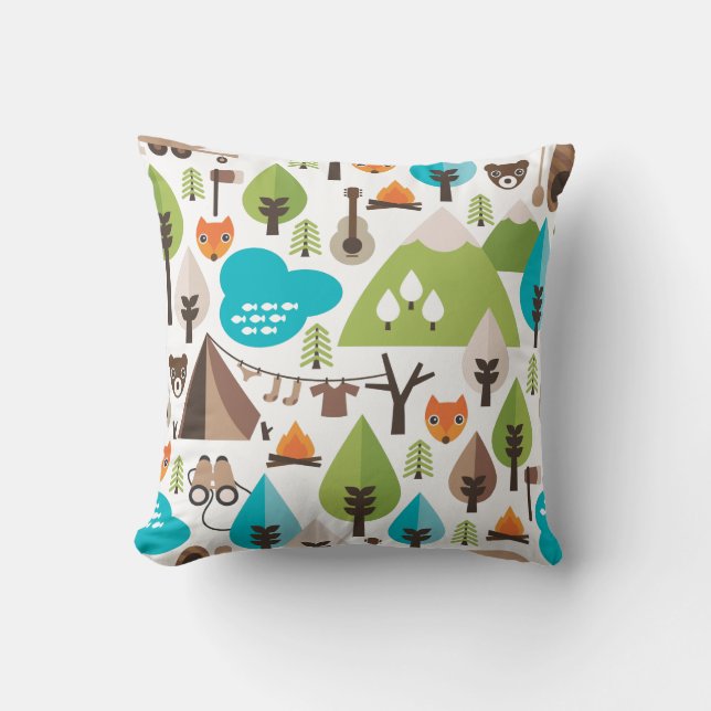 Caja retra linda de la almohada del modelo de la (Anverso)