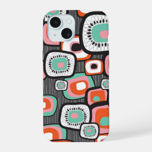 Caja Retro Sushi Cuadrados de Flores Patrón Colori