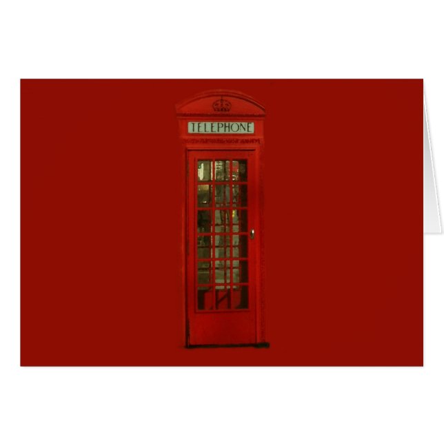 Caja Vintage de teléfono rojo (Anverso (Horizontal))