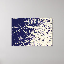 Cajas apiladas azul - Imprimir lienzo