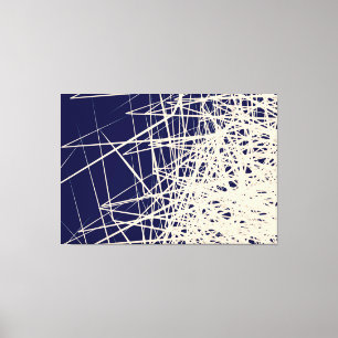 Cajas apiladas azul - Imprimir lienzo