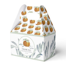 Cajas Baby Shower Favorita Caen Pequeña Calabaza