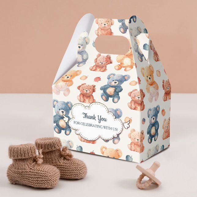 Cajas Baby Shower Favorito de juguete de oso de pa (Subido por el creador)
